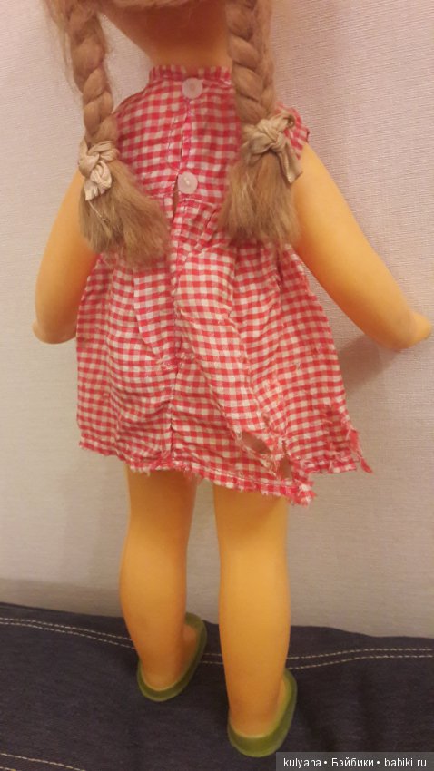 Кукла СССР паричковая, ранняя (фото 3)