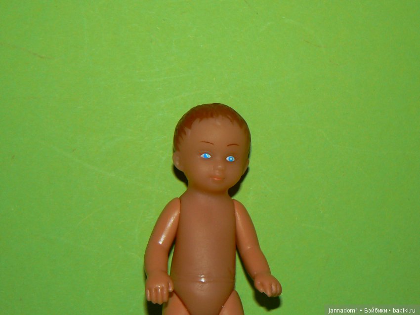 Немецкий резиновый пупсик Simba, высота 9 см (фото 4)