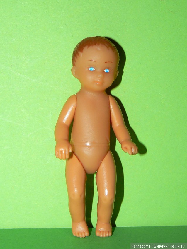 Немецкий резиновый пупсик Simba, высота 9 см