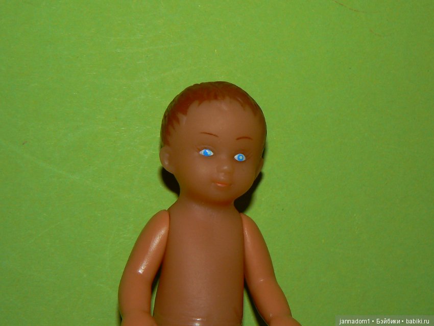 Немецкий резиновый пупсик Simba, высота 9 см (фото 2)