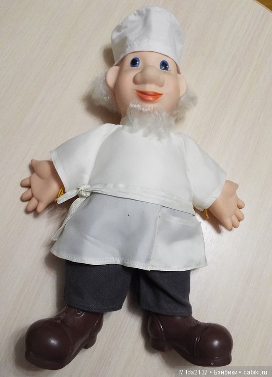 Завод Огонек, российские детские игрушки оптом от производителя - Кукла-перчатка Доктор Айболит