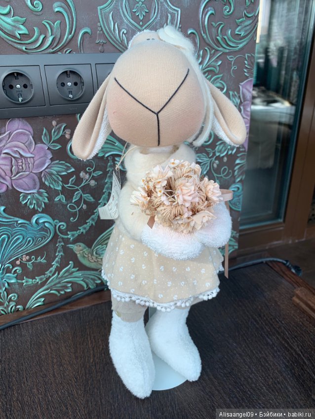 Авторская игрушка овечка,снижение цены,была 6000 (фото 2)