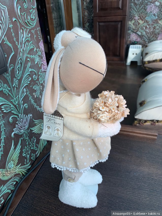 Авторская игрушка овечка,снижение цены,была 6000 (фото 3)