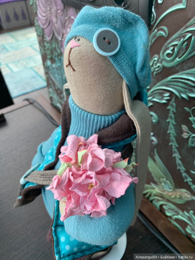 Милый зайка — Авторские игрушки (фото 4)