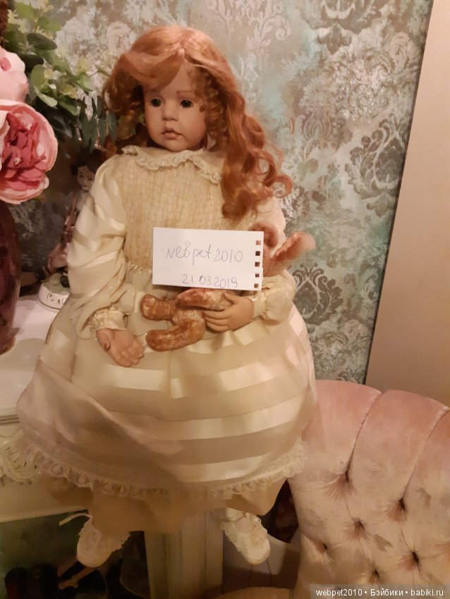 Немецкая фарфоровая девочка. / Фарфоровые куклы / Шопик - продать ...
