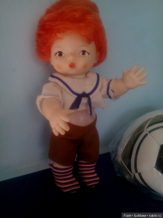 Винтажный итальянский мальчуган рыжик-морячок (фото 6)