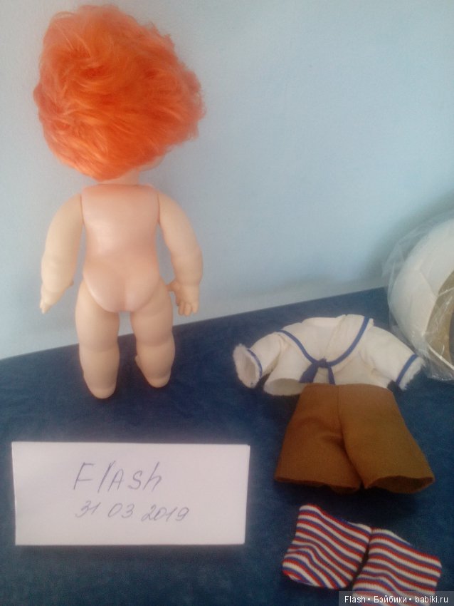 Винтажный итальянский мальчуган рыжик-морячок (фото 8)