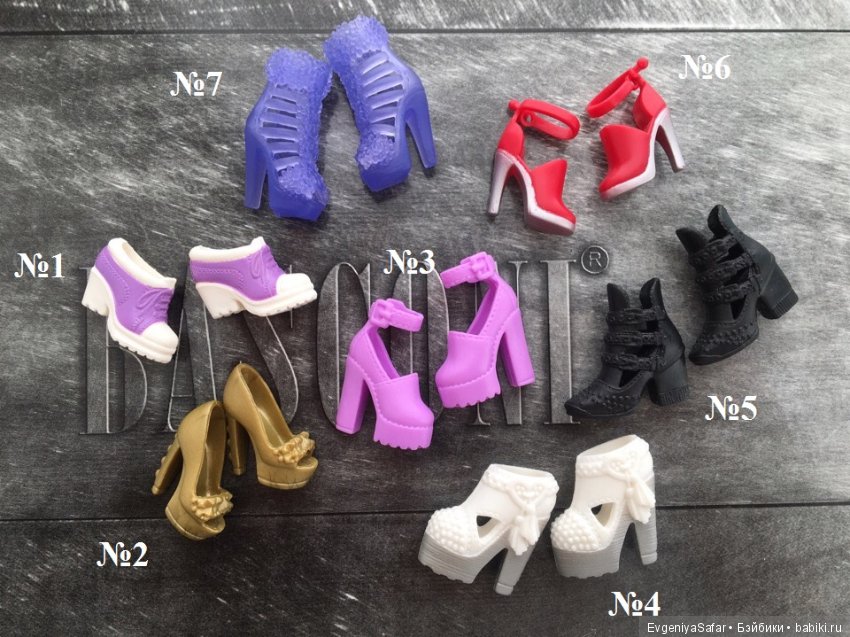Купить обувь для кукол по лучшей цене в интернет-магазине Киева