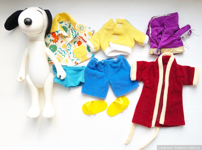 Snoopy (цена за одну собачку + одежда) (фото 8)