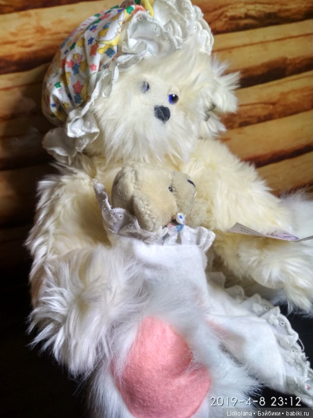 Сонный мишка со своей игрушкой от Annette Funicello (фото 9)