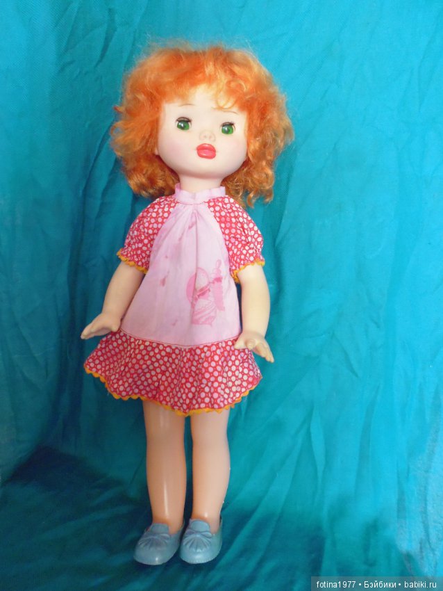 Верочка Московской фабрики игрушек им 8 марта (с этикеткой) (фото 4)