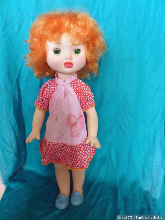 Верочка Московской фабрики игрушек им 8 марта (с этикеткой)