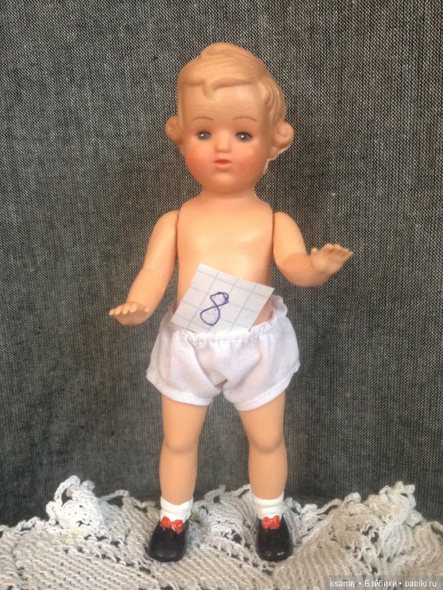 Куколка Германия,14 см — Винтажные куклы и игрушки детства