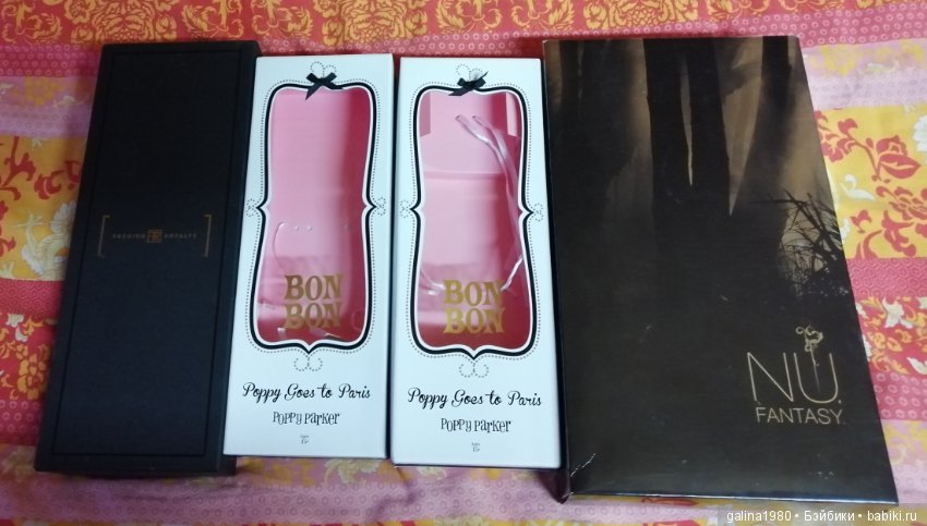 Коробки б/у от разных производителей