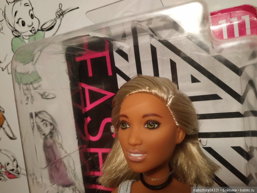 Барби Barbie Фашионистас 111 пышка (2) (фото 7)
