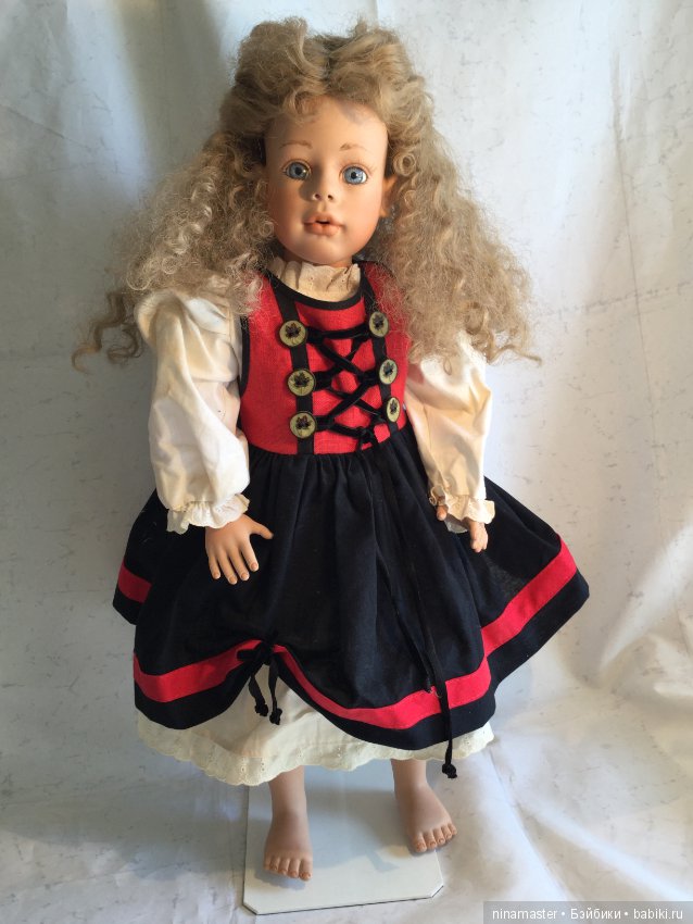 Фарфоровая кукла от автора Margit Dassen