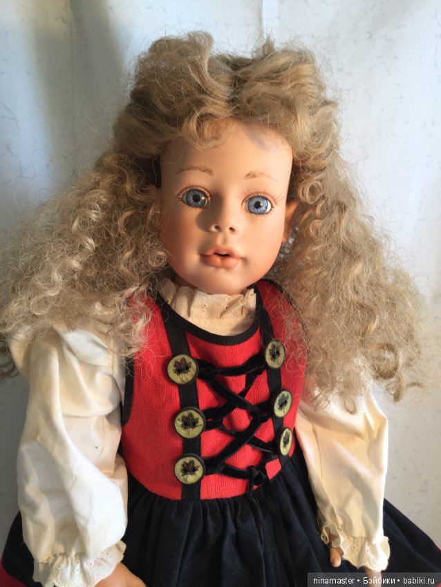 Фарфоровая кукла от автора Margit Dassen