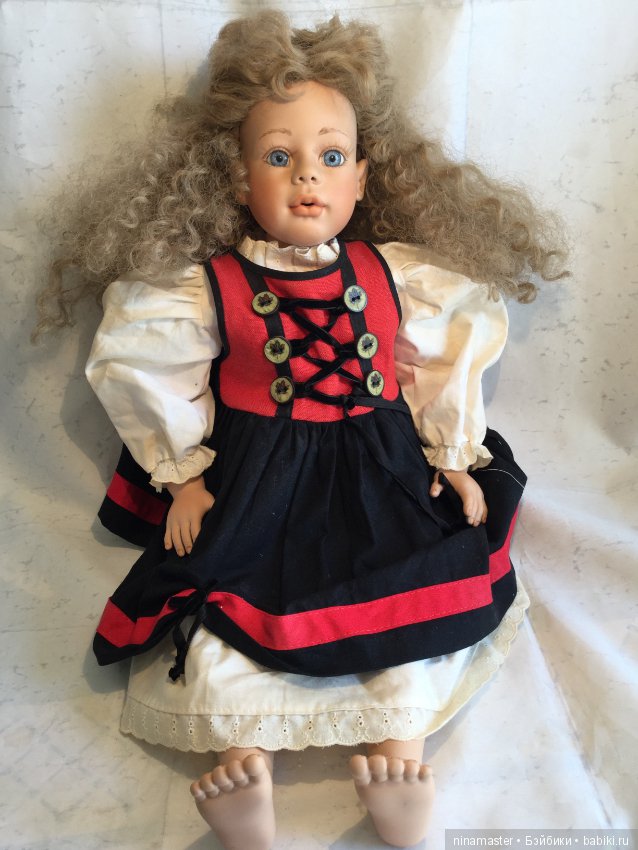 Фарфоровая кукла от автора Margit Dassen