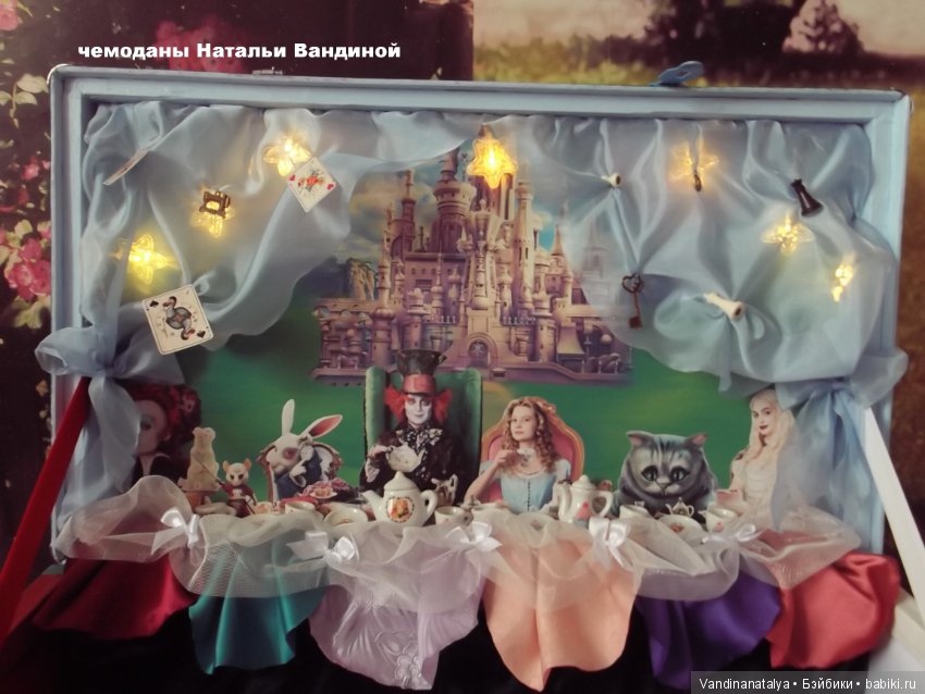 Чемодан для Алисы — Кукольная миниатюра и румбокс (фото 4)
