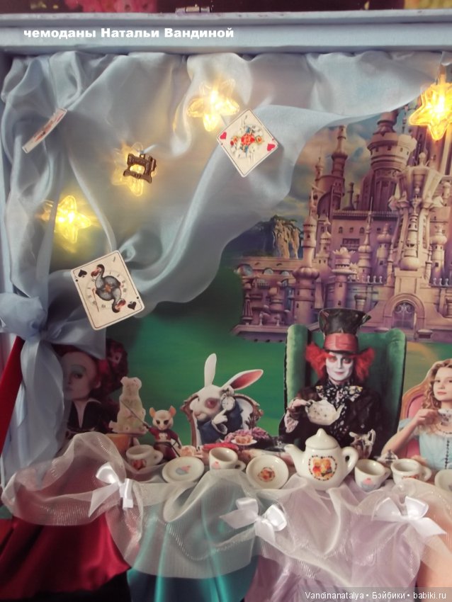 Чемодан для Алисы — Кукольная миниатюра и румбокс (фото 10)
