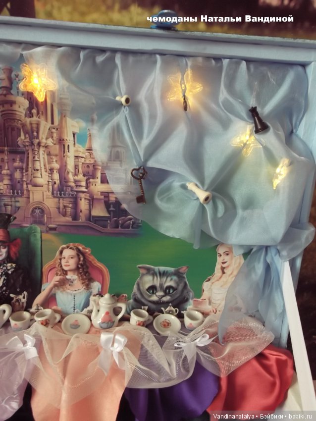 Чемодан для Алисы — Кукольная миниатюра и румбокс (фото 9)