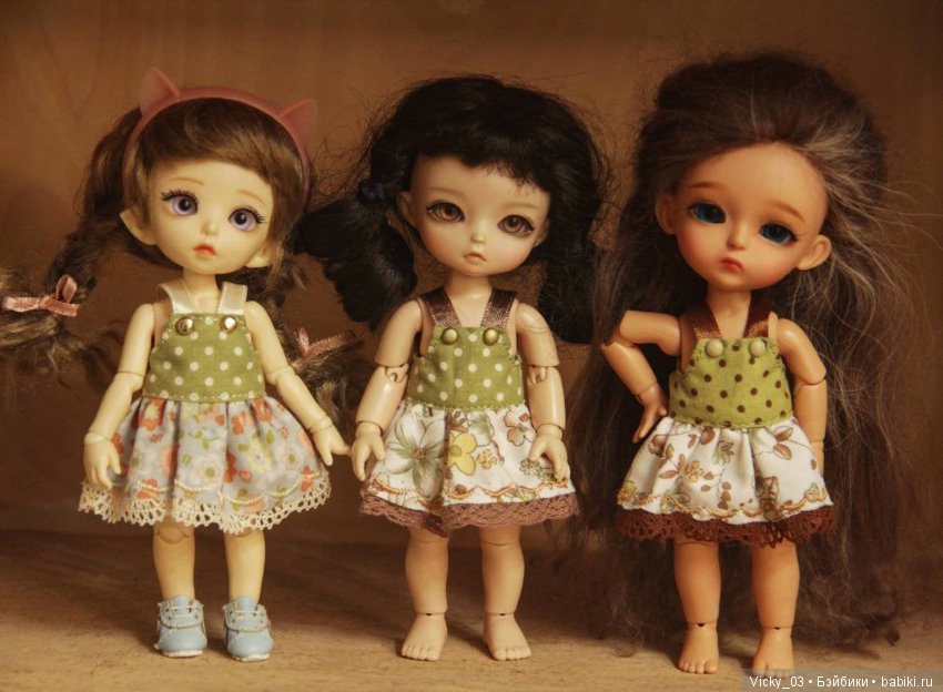 Платья для 1/8 бжд тиников Lati yellow, Secretdoll, Irrealdoll, Nikki Britt (фото 7)