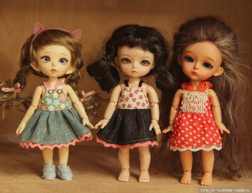 Платья для 1/8 бжд тиников Lati yellow, Secretdoll, Irrealdoll, Nikki Britt (фото 5)
