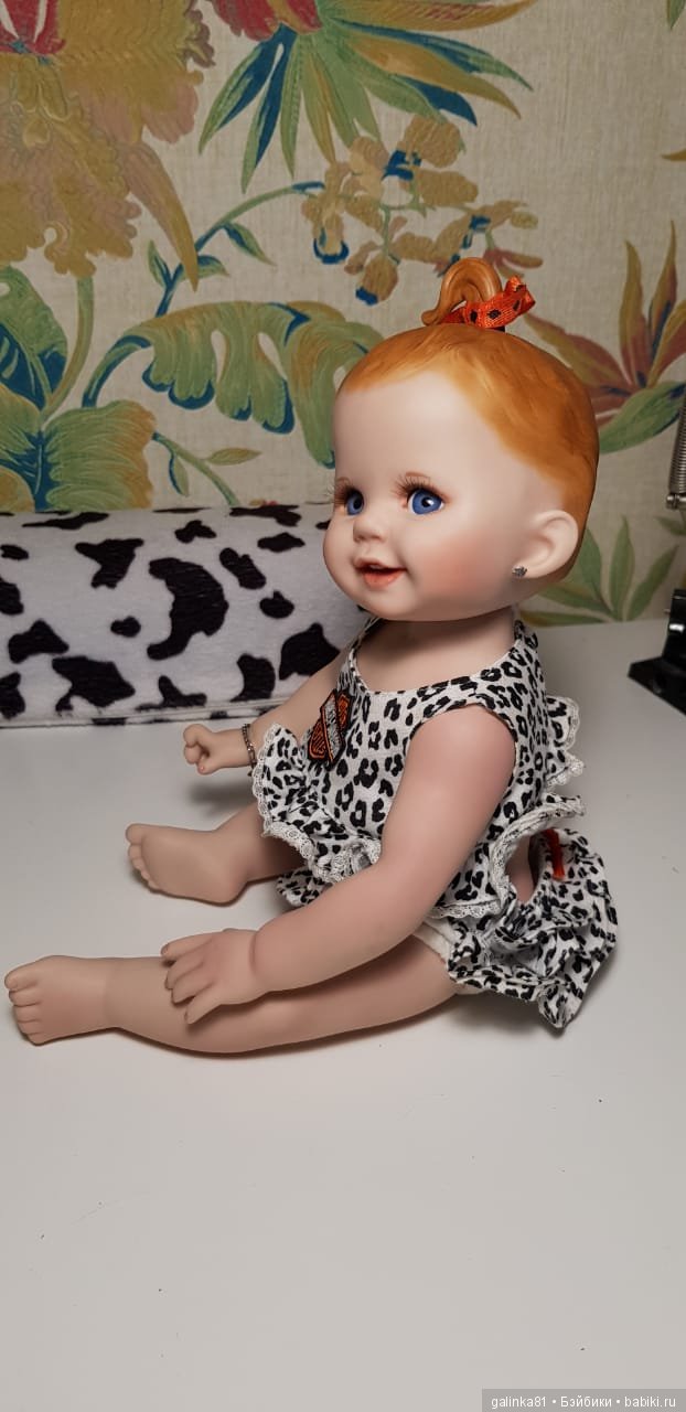 Маленькая байкерша Хейли — Фарфоровые куклы (фото 3)