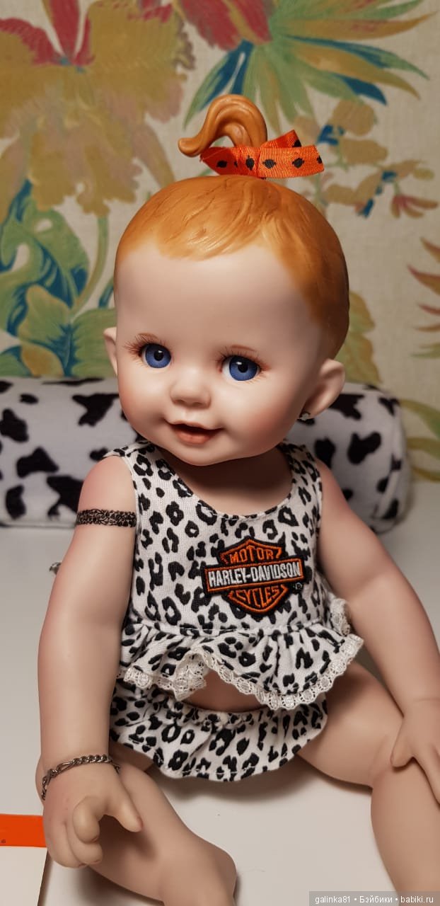 Маленькая байкерша Хейли — Фарфоровые куклы (фото 5)