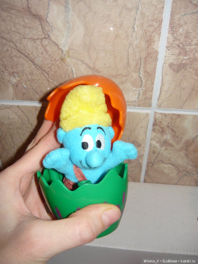 Смурф смурфик из Макдональдса 6шт с аксессуарами 2000 год (фото 10)