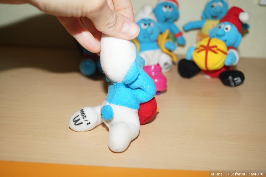 Смурф смурфик из Макдональдса 6шт с аксессуарами 2000 год (фото 2)