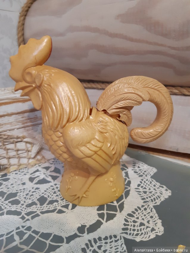 Целлулоидный петух ГДР — Винтажные куклы и игрушки детства (фото 3)