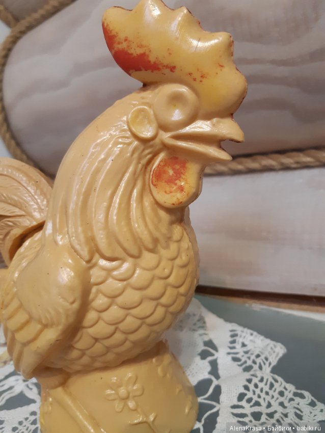 Целлулоидный петух ГДР — Винтажные куклы и игрушки детства (фото 5)