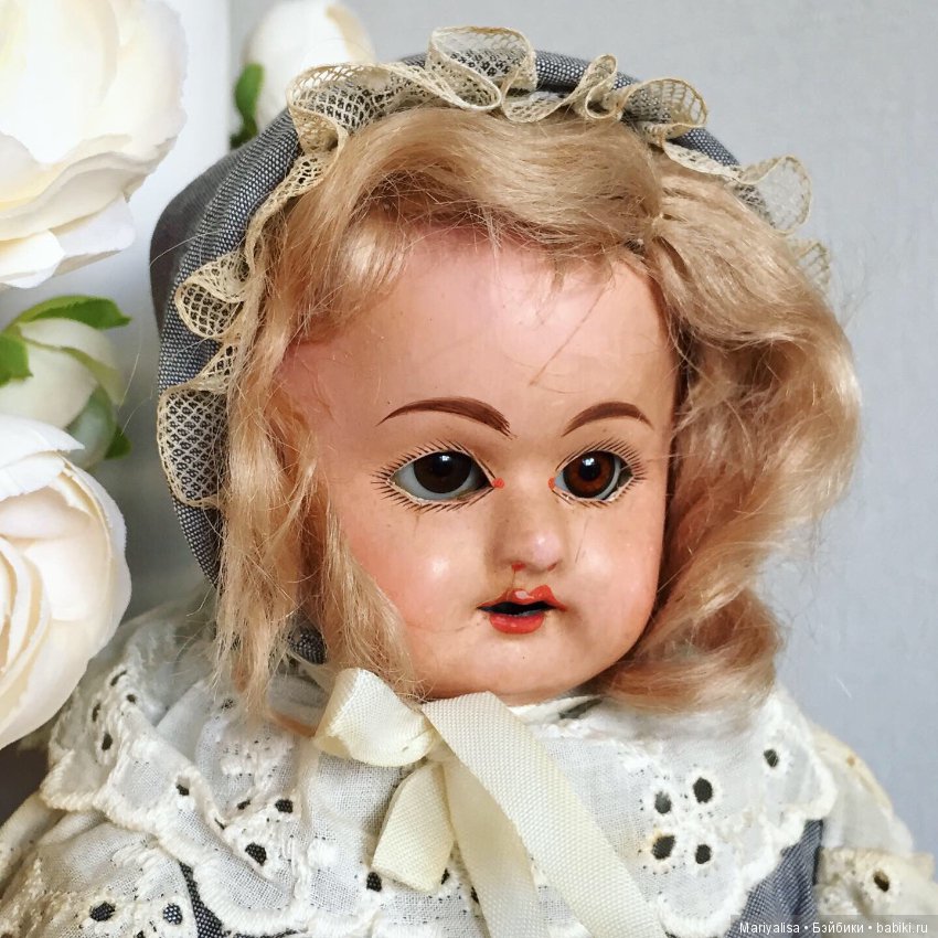 Редкая антикварная кукла Schilling