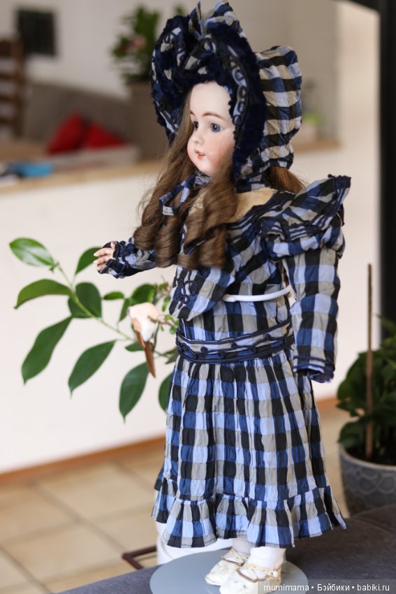 Антикварная кукла Штеффи Gebrüder Kühnlenz 44-30 DEP для французского рынка. Рост 58 см (фото 9)