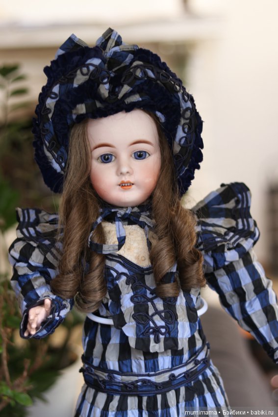 Антикварная кукла Штеффи Gebrüder Kühnlenz 44-30 DEP для французского рынка. Рост 58 см (фото 6)