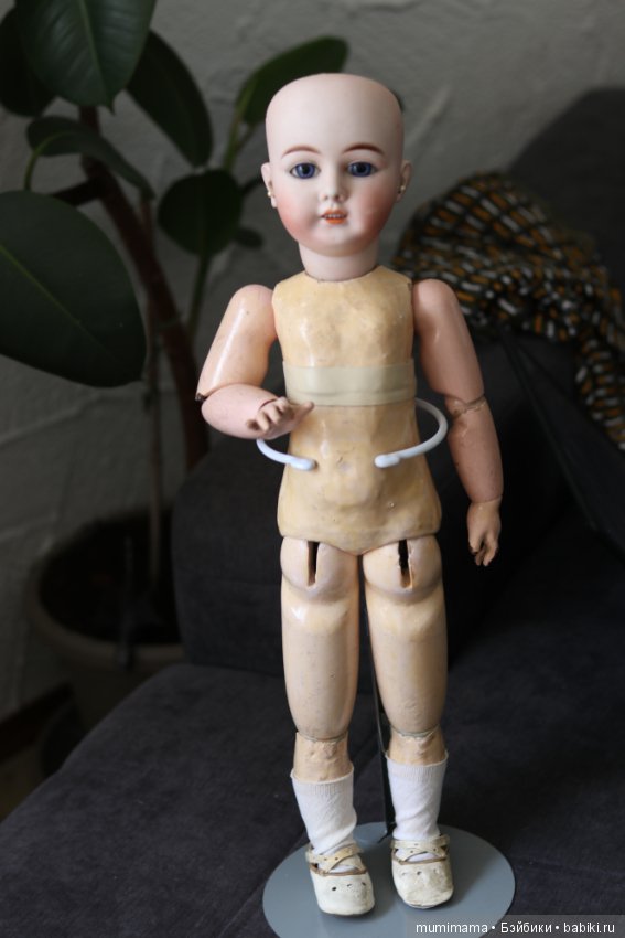 Антикварная кукла Штеффи Gebrüder Kühnlenz 44-30 DEP для французского рынка. Рост 58 см (фото 2)