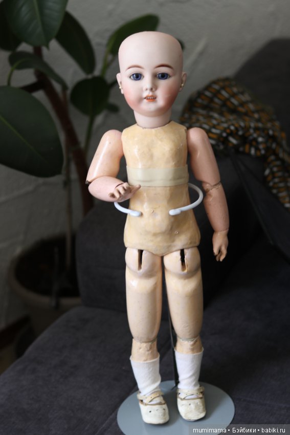 Антикварная кукла Штеффи Gebrüder Kühnlenz 44-30 DEP для французского рынка. Рост 58 см