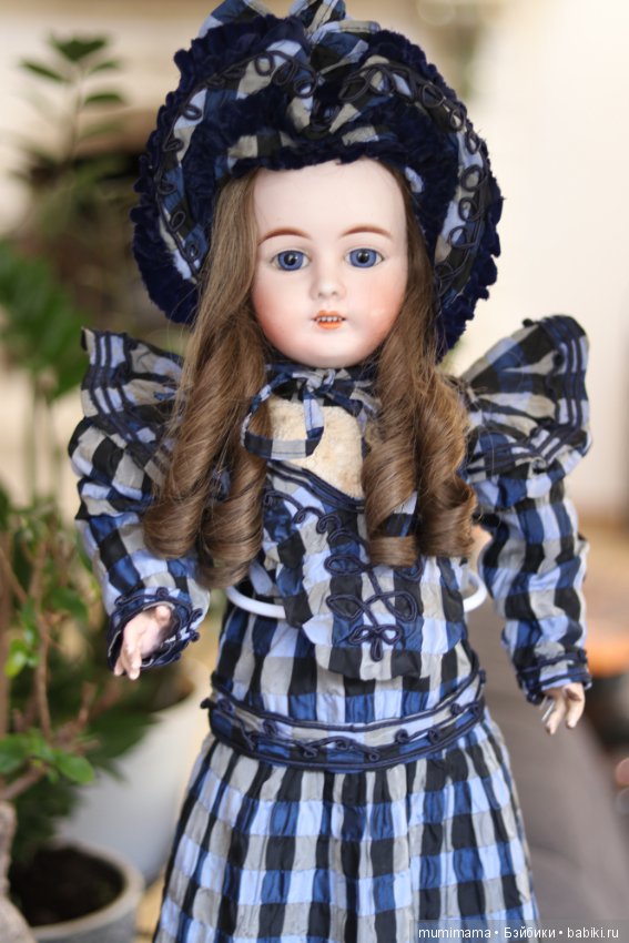 Антикварная кукла Штеффи Gebrüder Kühnlenz 44-30 DEP для французского рынка. Рост 58 см