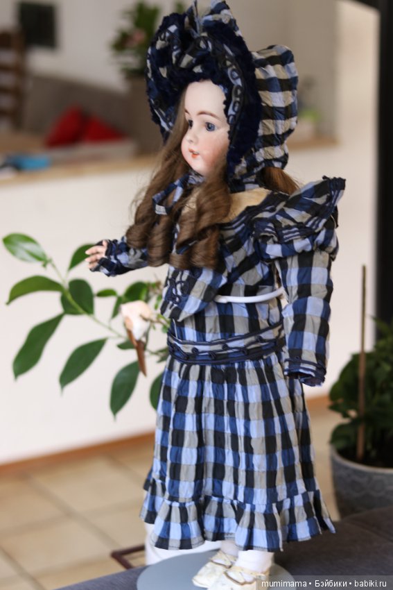 Антикварная кукла Штеффи Gebrüder Kühnlenz 44-30 DEP для французского рынка. Рост 58 см (фото 8)