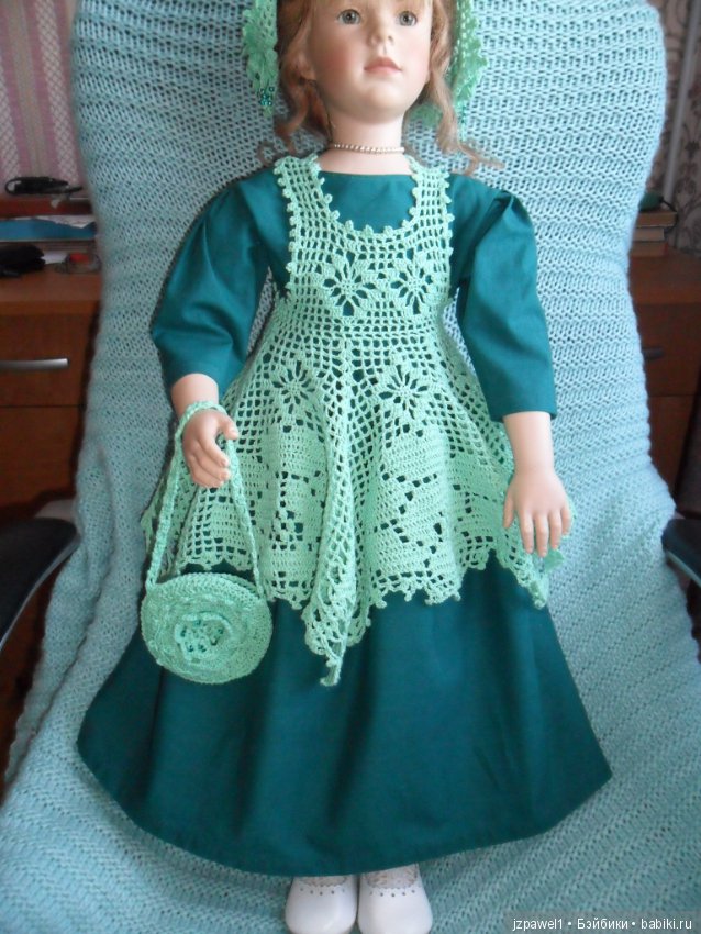 Наряд "Барышня-крестьянка" для кукол 70-75см (фото 2)