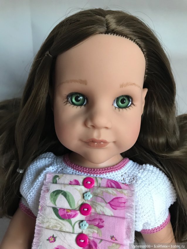 Ханна «В спортзале» с зелёными глазками 2017 г. от Готц(Gotz)