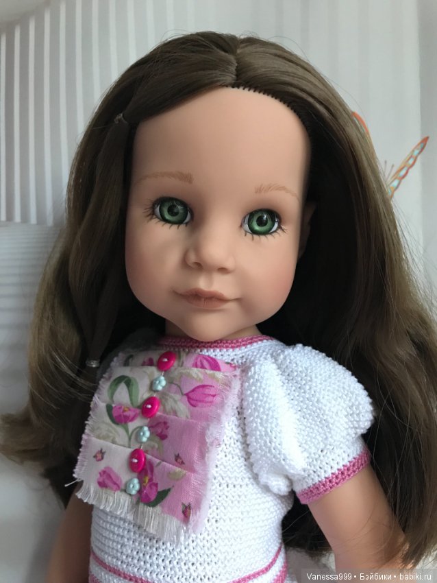 Ханна «В спортзале» с зелёными глазками 2017 г. от Готц(Gotz) (фото 5)