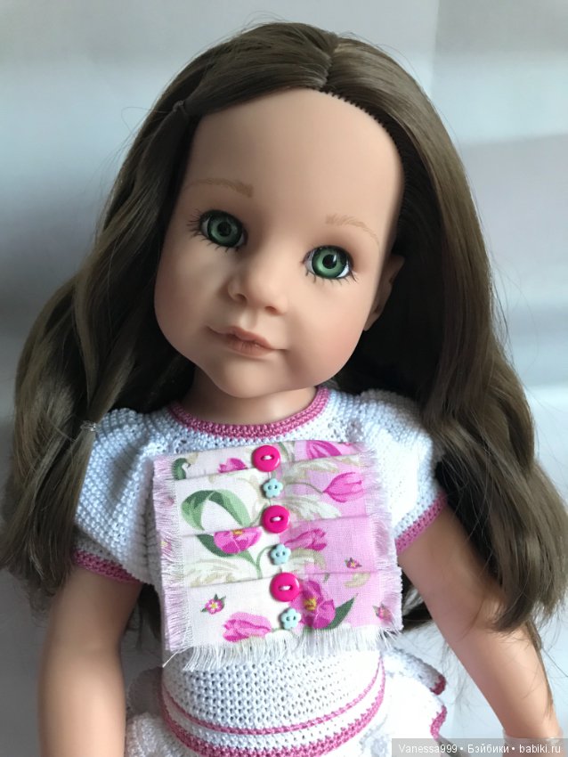 Ханна «В спортзале» с зелёными глазками 2017 г. от Готц(Gotz)