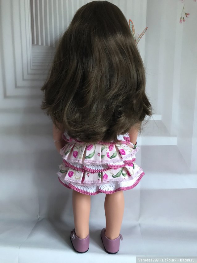 Ханна «В спортзале» с зелёными глазками 2017 г. от Готц(Gotz) (фото 8)