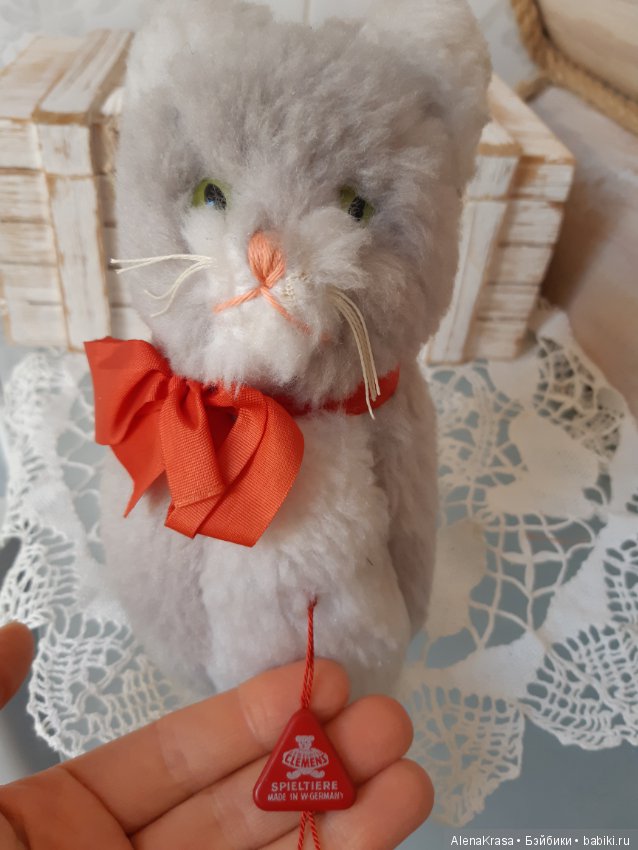 Винтажный котенок — Винтажные куклы и игрушки детства