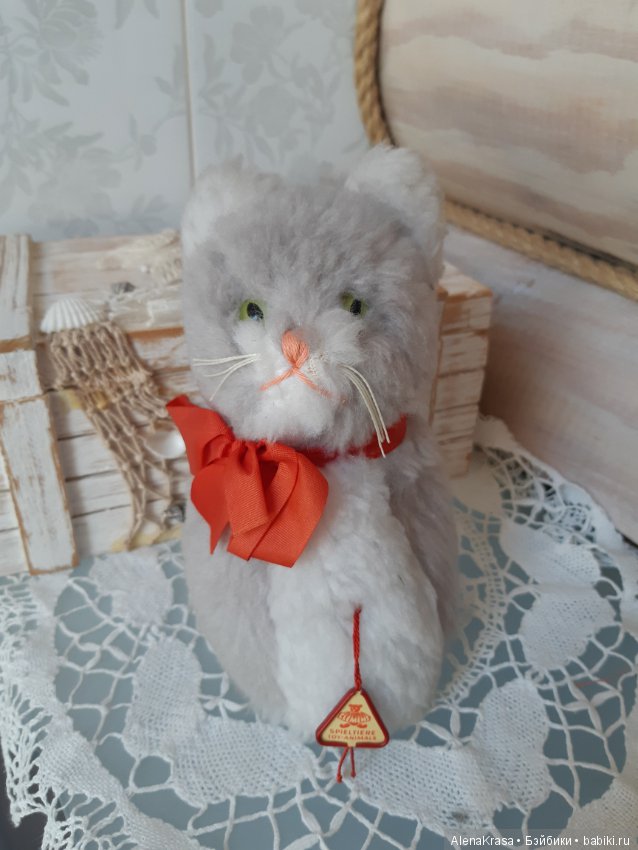 Винтажный котенок — Винтажные куклы и игрушки детства (фото 3)