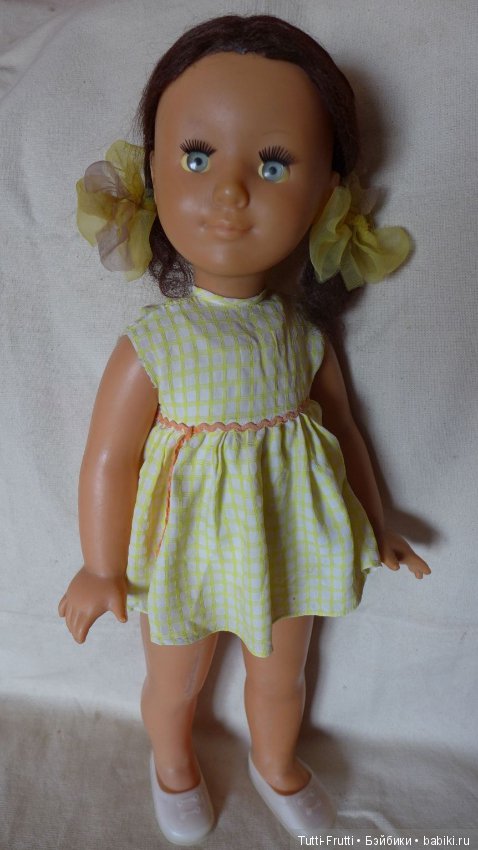 Кукла СССР паричковая ,Днепропетровск 65 см,клеймо Кошка,во всем родном