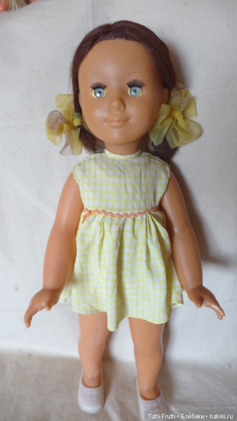 Кукла СССР паричковая ,Днепропетровск 65 см,клеймо Кошка,во всем родном (фото 9)