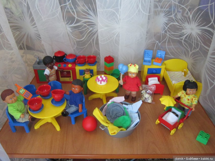 Игровая кукла - Большой набор Lego dolls - Семья кукол купить в Шопике ...